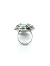 Five Stone Turquoise Sterling Ring Accessory arcadeshops.com