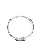 Gucci Sterling Silver and Wood Bangle Jewelry arcadeshops.com