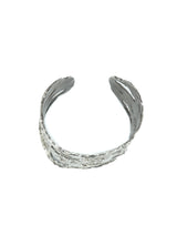 Wide Brutalist Sterling Cuff Jewelry arcadeshops.com