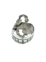 Mexican Sterling Cactus Flower Clamp Bracelet Jewelry arcadeshops.com