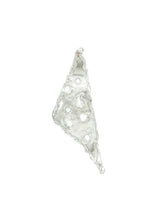 Brutalist Sterling Silver Cutout Earrings Jewelry arcadeshops.com