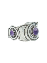 Mexican Amethyst and Sterling Silver Bracelet Jewelry arcadeshops.com