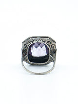 Art Deco Amethyst Cocktail Ring Jewelry arcadeshops.com