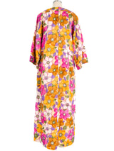 Floral Printed Maxi Caftan Dress arcadeshops.com