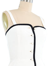 Yves Saint Laurent Peplum Bustier Top Top arcadeshops.com