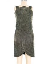 Krizia Beaded Mini Dress Dress arcadeshops.com