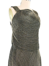 Krizia Beaded Mini Dress Dress arcadeshops.com