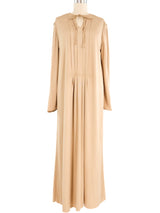 Gianni Versace Beige Jersey Caftan Dress arcadeshops.com