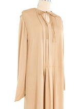 Gianni Versace Beige Jersey Caftan Dress arcadeshops.com