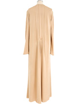 Gianni Versace Beige Jersey Caftan Dress arcadeshops.com