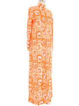 Donald Brooks Novelty Printed Jersey Dress Dress arcadeshops.com