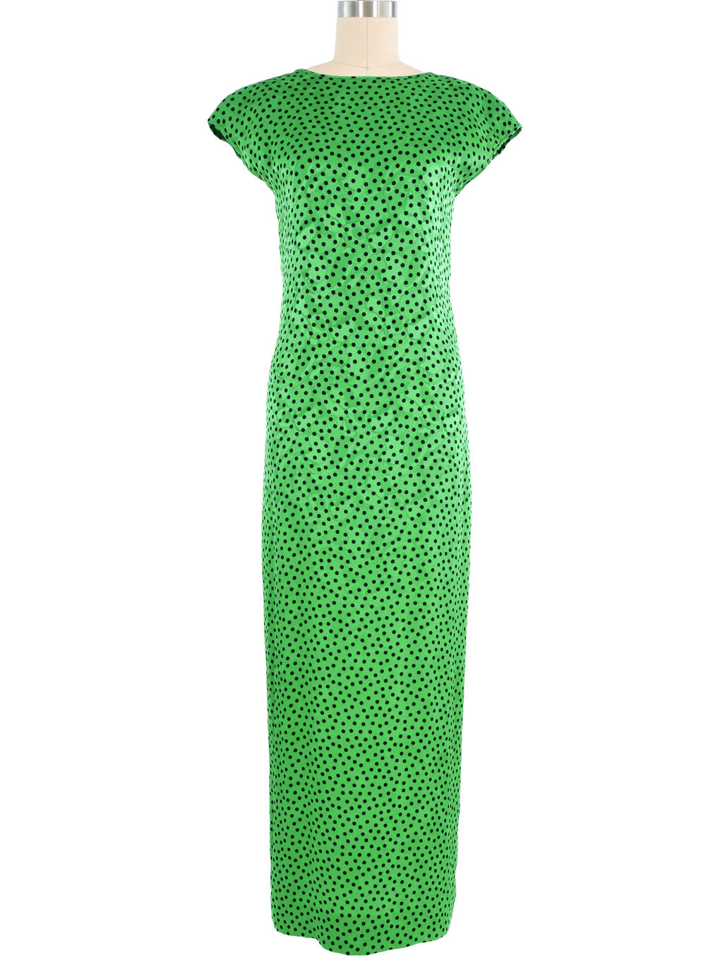 Valentino Dot Printed Gown