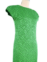Valentino Dot Printed Gown Dress arcadeshops.com