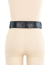 Judith Leiber Jeweled Black Snake Belt Accessory arcadeshops.com