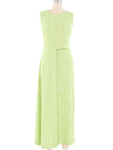 Moschino Cheap and Chic Pistachio Asymmetrical Skirt Ensemble Suit arcadeshops.com
