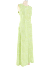 Moschino Cheap and Chic Pistachio Asymmetrical Skirt Ensemble Suit arcadeshops.com