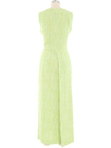 Moschino Cheap and Chic Pistachio Asymmetrical Skirt Ensemble Suit arcadeshops.com
