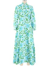 Aqua Thai Silk Maxi Gown Dress arcadeshops.com