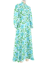 Aqua Thai Silk Maxi Gown Dress arcadeshops.com