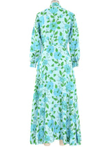 Aqua Thai Silk Maxi Gown Dress arcadeshops.com