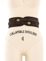 Gucci Suede Wrap Waist Belt Accessory arcadeshops.com