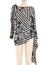 Ungaro Orchid Stripe Top Top arcadeshops.com