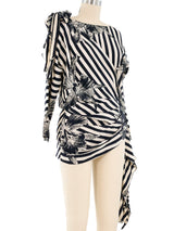 Ungaro Orchid Stripe Top Top arcadeshops.com