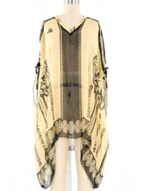 Jean Paul Gaultier Silk Chiffon Top Top arcadeshops.com