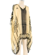 Jean Paul Gaultier Silk Chiffon Top Top arcadeshops.com