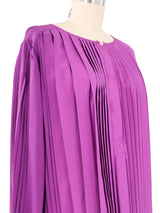 Gucci Pleated Silk Blouse Top arcadeshops.com