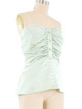 Jean-Louis Scherrer Mint Strapless Top Top arcadeshops.com