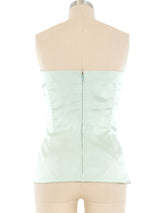 Jean-Louis Scherrer Mint Strapless Top Top arcadeshops.com