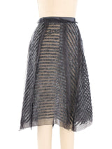 Prada Mohair and Chiffon Skirt Bottom arcadeshops.com