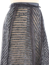 Prada Mohair and Chiffon Skirt Bottom arcadeshops.com