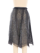 Prada Mohair and Chiffon Skirt Bottom arcadeshops.com