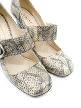 Prada Snakeskin Mary Janes, 37.5 Accessory arcadeshops.com