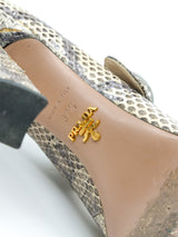 Prada Snakeskin Mary Janes, 37.5 Accessory arcadeshops.com