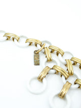 Yves Saint Laurent Enameled Chain Link Belt Accessory arcadeshops.com
