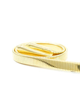 Gold Tone Metal Snake Belt Accessory arcadeshops.com