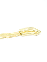 Gold Tone Metal Snake Belt Accessory arcadeshops.com
