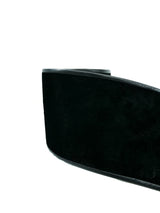 Gianfranco Ferre Oversized Velvet Waist Belt Accessory arcadeshops.com