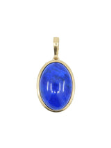 14k Lapis Cabochon Pendant Fine Jewelry arcadeshops.com