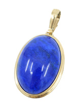14k Lapis Cabochon Pendant Fine Jewelry arcadeshops.com