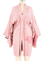 Pink Shibori Haori Kimono Jacket arcadeshops.com