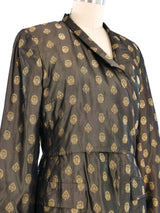 Dries Van Noten Bronze Wrap Jacket Jacket arcadeshops.com