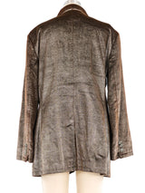 Moschino Metallic Three Button Jacket Jacket arcadeshops.com