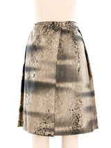 2004 Prada Printed Nylon Skirt Bottom arcadeshops.com