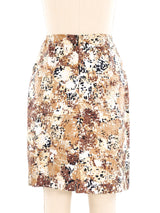 Prada Printed Silk Skirt Bottom arcadeshops.com