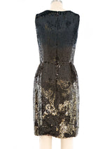 Oscar de la Renta Sequin Cocktail Dress Dress arcadeshops.com