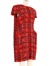 Alexander McQueen Kaleidoscope Printed Shift Dress Dress arcadeshops.com
